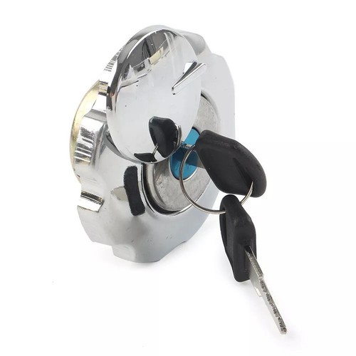 Innovative Design Motorcycle Locking Fuel Cover in Aluminum With 2 Keys - Picture 9 of 12
