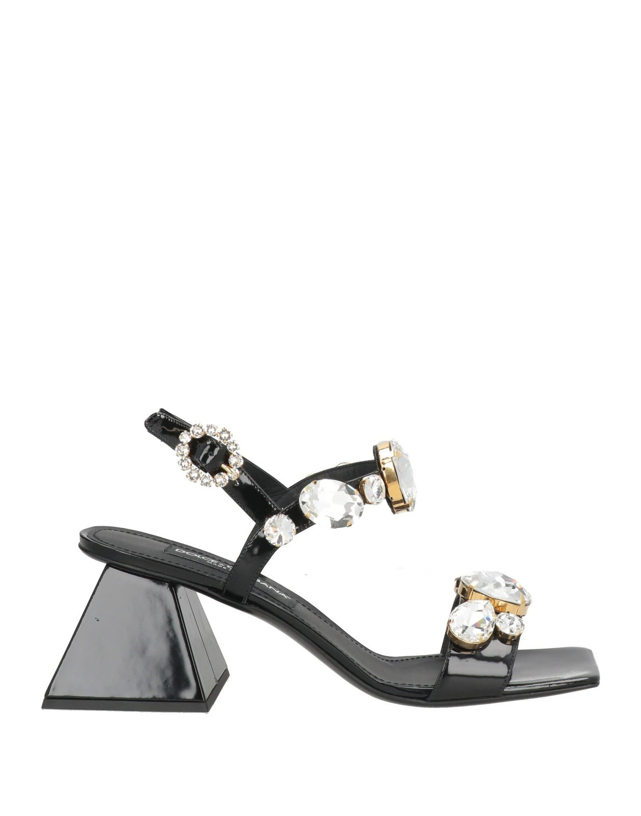 Dolce - Gabbana - Women - Patent leather Sandals - Black 190290₽