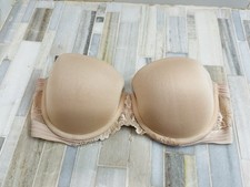 Wacoal 32D Bra Beige 854119 Red Carpet Convertible Strapless No Straps