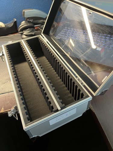 Aluminum Coin Storage Box Case Holds 50 Slabs. Two Available.