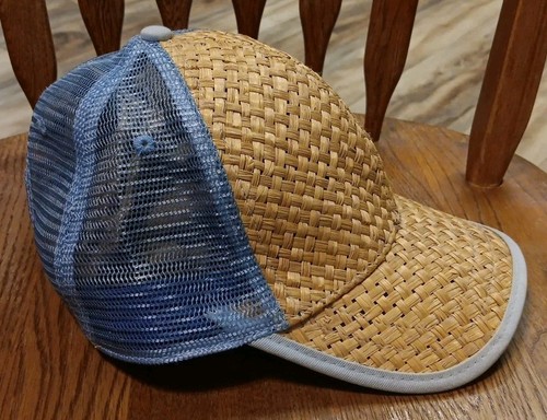 Sombrero de camionero Roxy con correa ajustable delantera de paja - Imagen 3 de 7