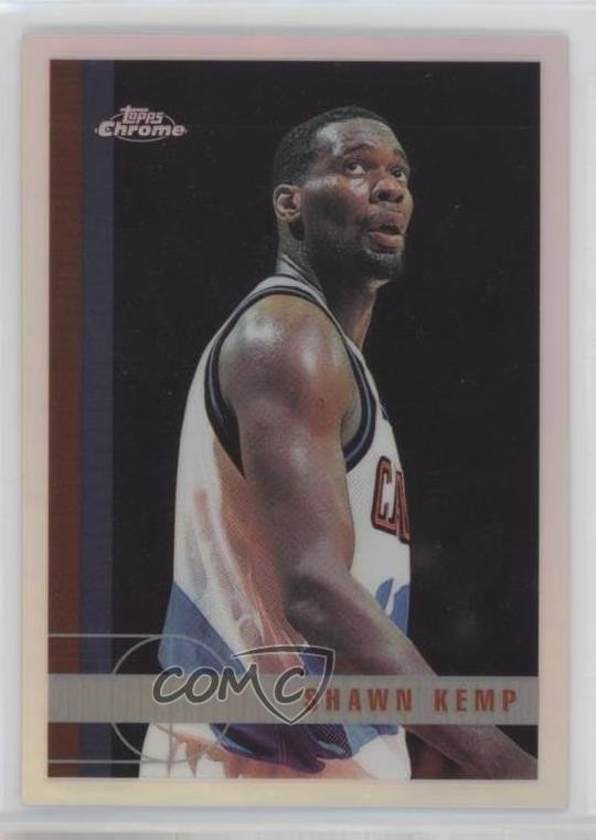 1997-98 Topps Chrome Refractor Shawn Kemp #186 00ap