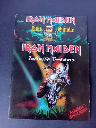 Iron Maiden X 2 7" singles. Holy Smoke. Infinite Dreams