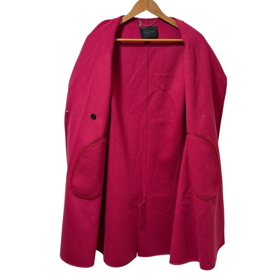 Abrigo ANTEPRIMA 100% Cachemir Cinturón, Talla 38, Rosa Mujer USADO Foto 4 de 4