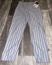 WILSON PERFORMANCE IN EVERY STITCH Gray with Blue STRIPE SMALL BASEBALL PANTS