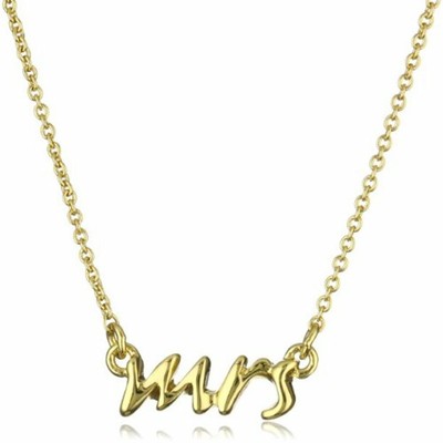 Kate Spade Mrs Necklace NWT Engagement 