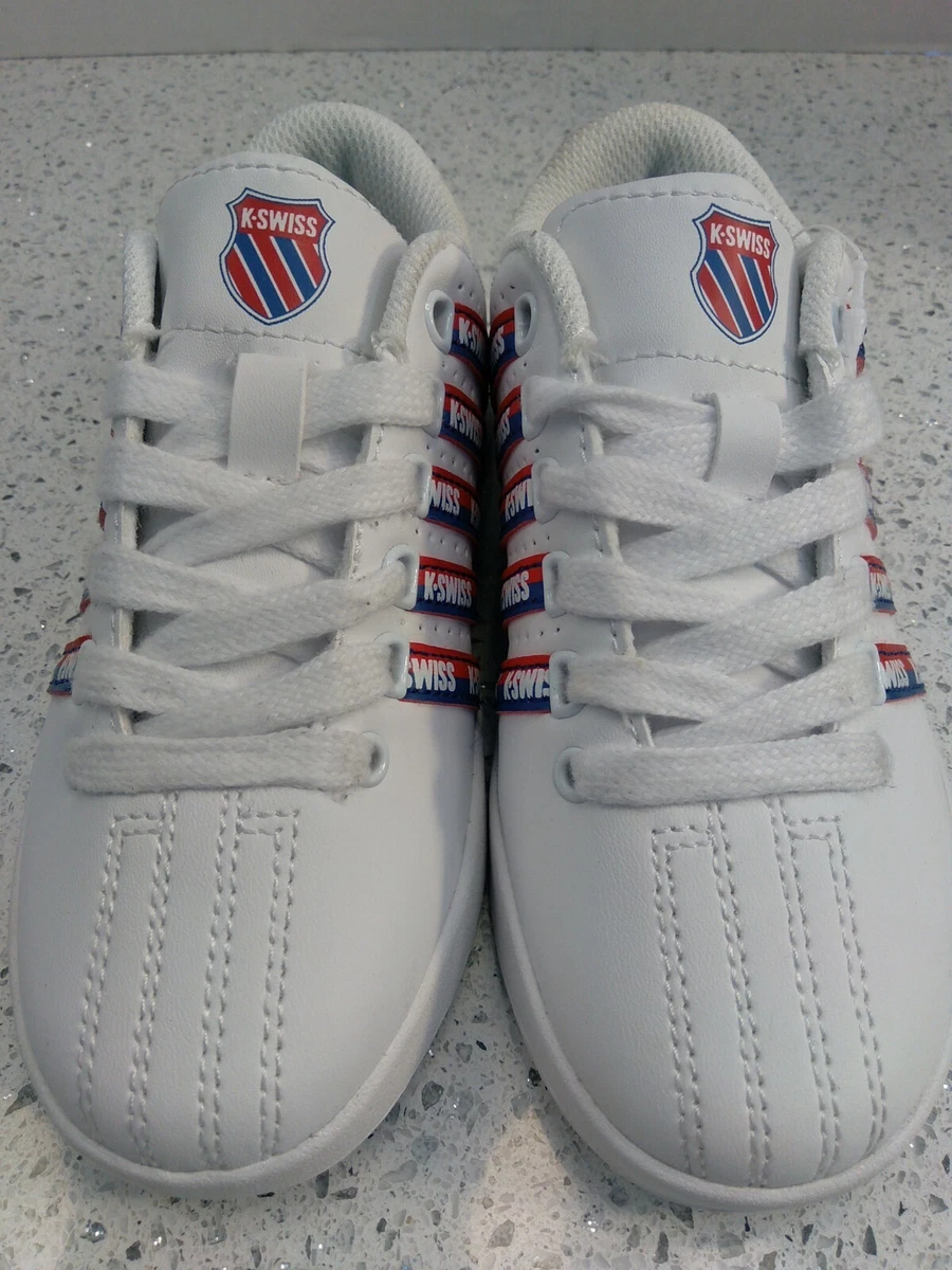 Kids white hotsell kswiss