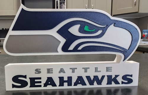 Seattle Seahawks 3d Printed Logo - Picture 2 of 4