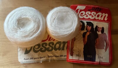 Tessan  Softie  80% Acrylic 10% Wool 10% Nylon Made in Holland Bonus Patterns