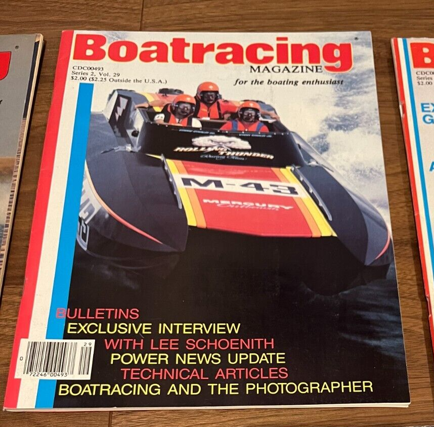 7 DIFF Vintage APBA Boatracing Magazine Hydroplane Racing Season's ...