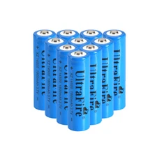 10pcs 14500 Battery 3.7V UltraFire 1800mAH Li-ion Rechargeable Batteries AA Size