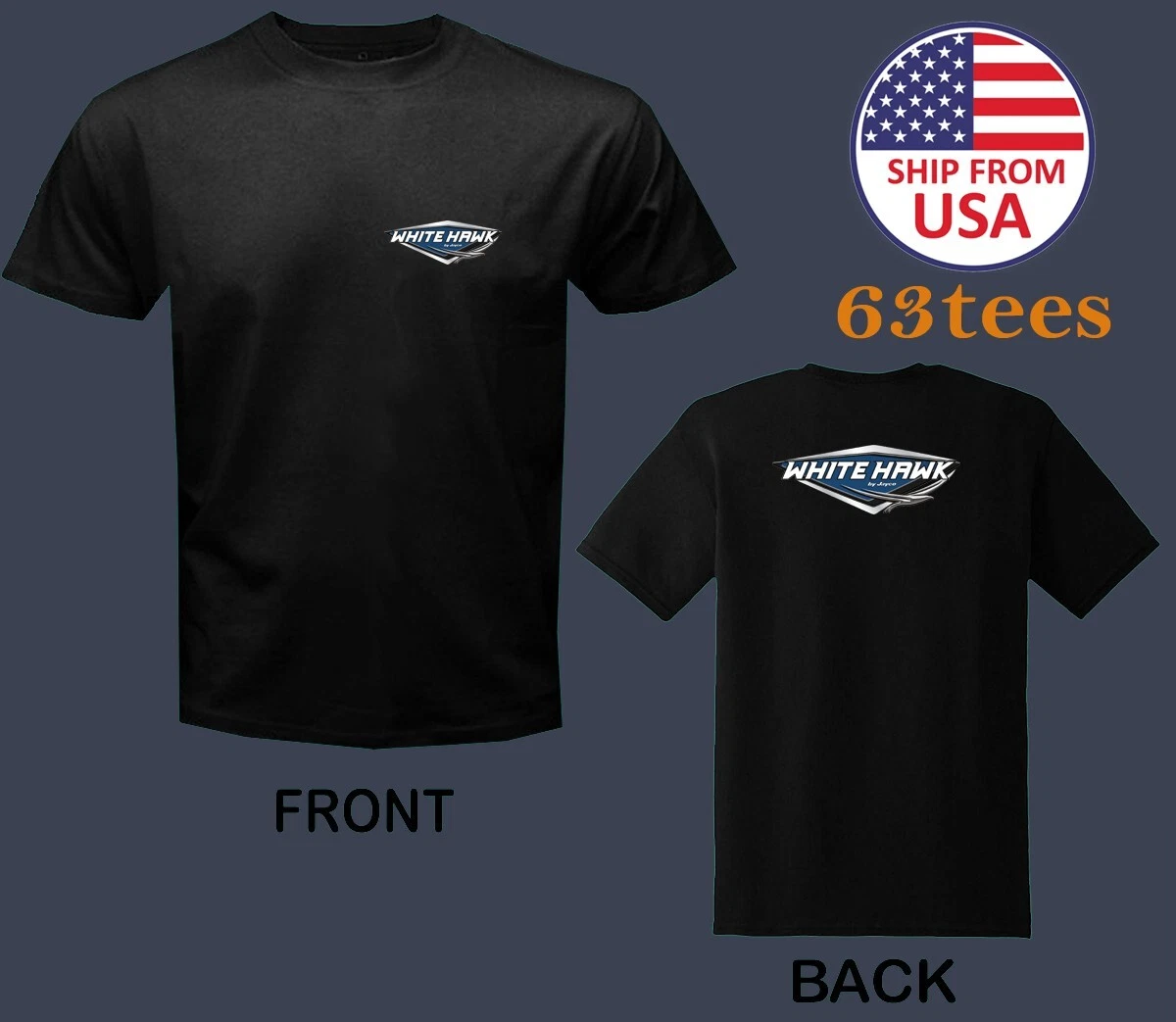 White Hawk Jayco RV Camping Men's Black Size S to 5XL