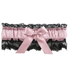 Britney Garter Black/Light Pink