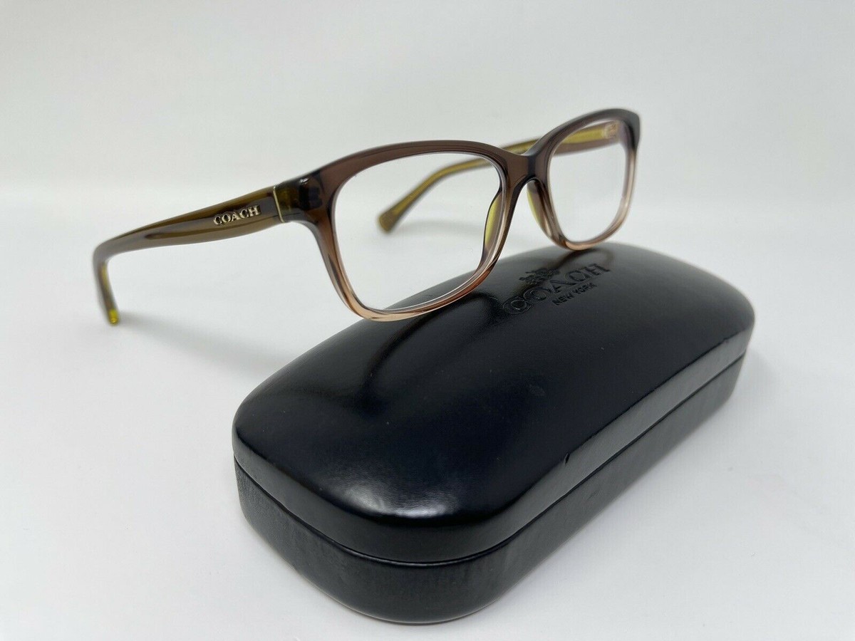 Coach Eyeglasses HC6089 5400 Frames Olive Brown Gradient 51  display picture 2