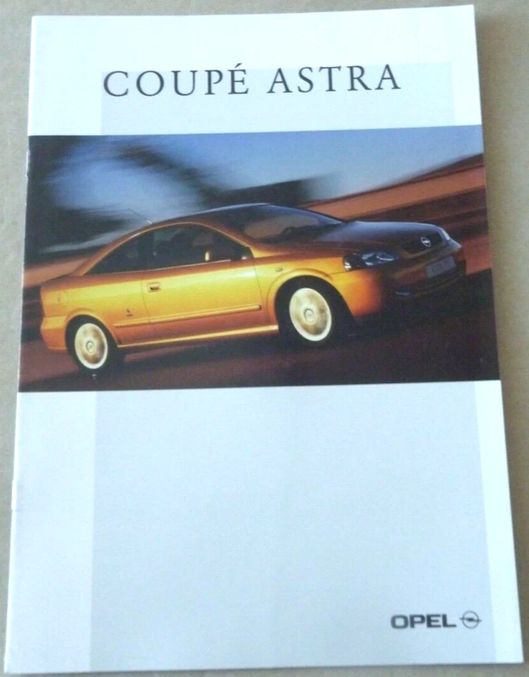 2000 OPEL ASTRA COUPE BERTONE Catalogue Brochure Prospekt Folder Dépliant French - Photo 1/4