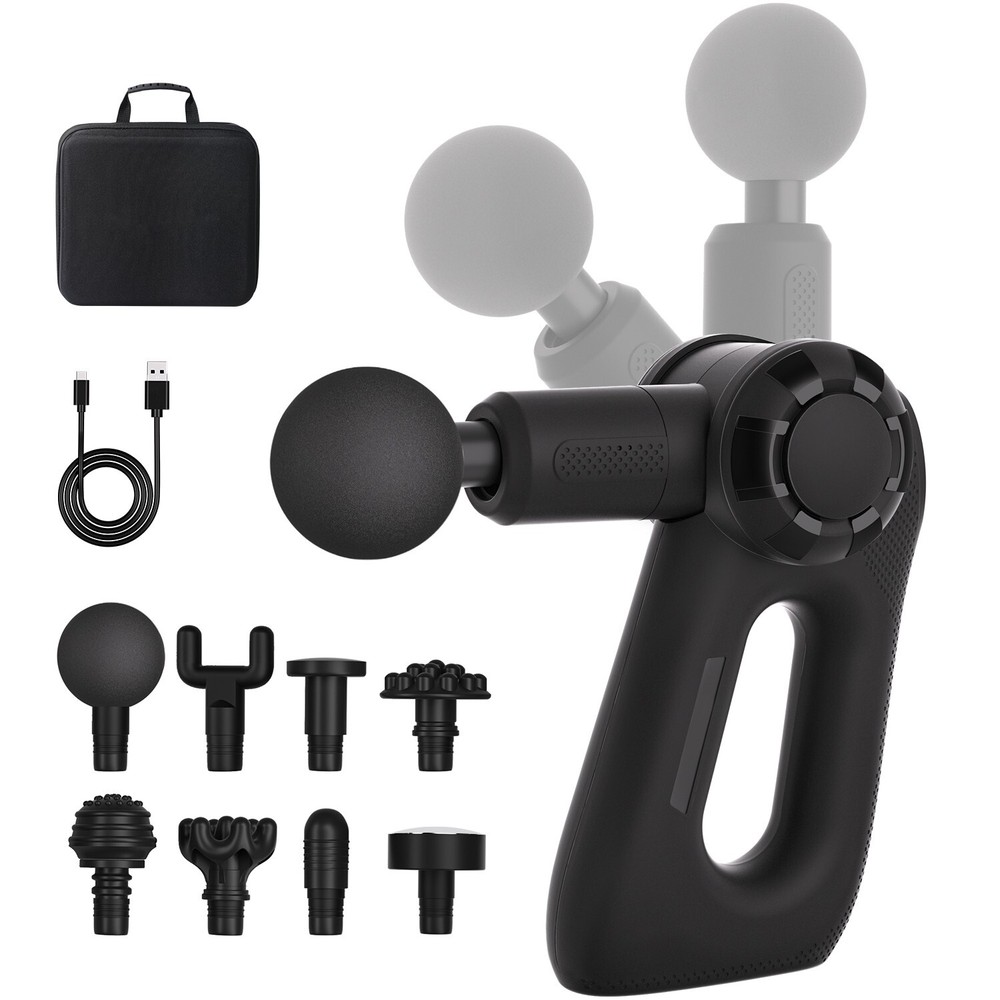 Foldable Deep Tissue Massage Gun – Percussion Vibrating Relaxation Tool  