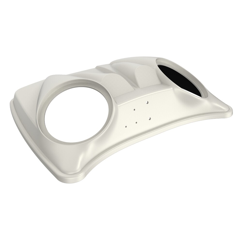 Dual 8'' Speaker Lids BONNEVILLE SALT DENIM For Harley Tour Pak Pack eBay