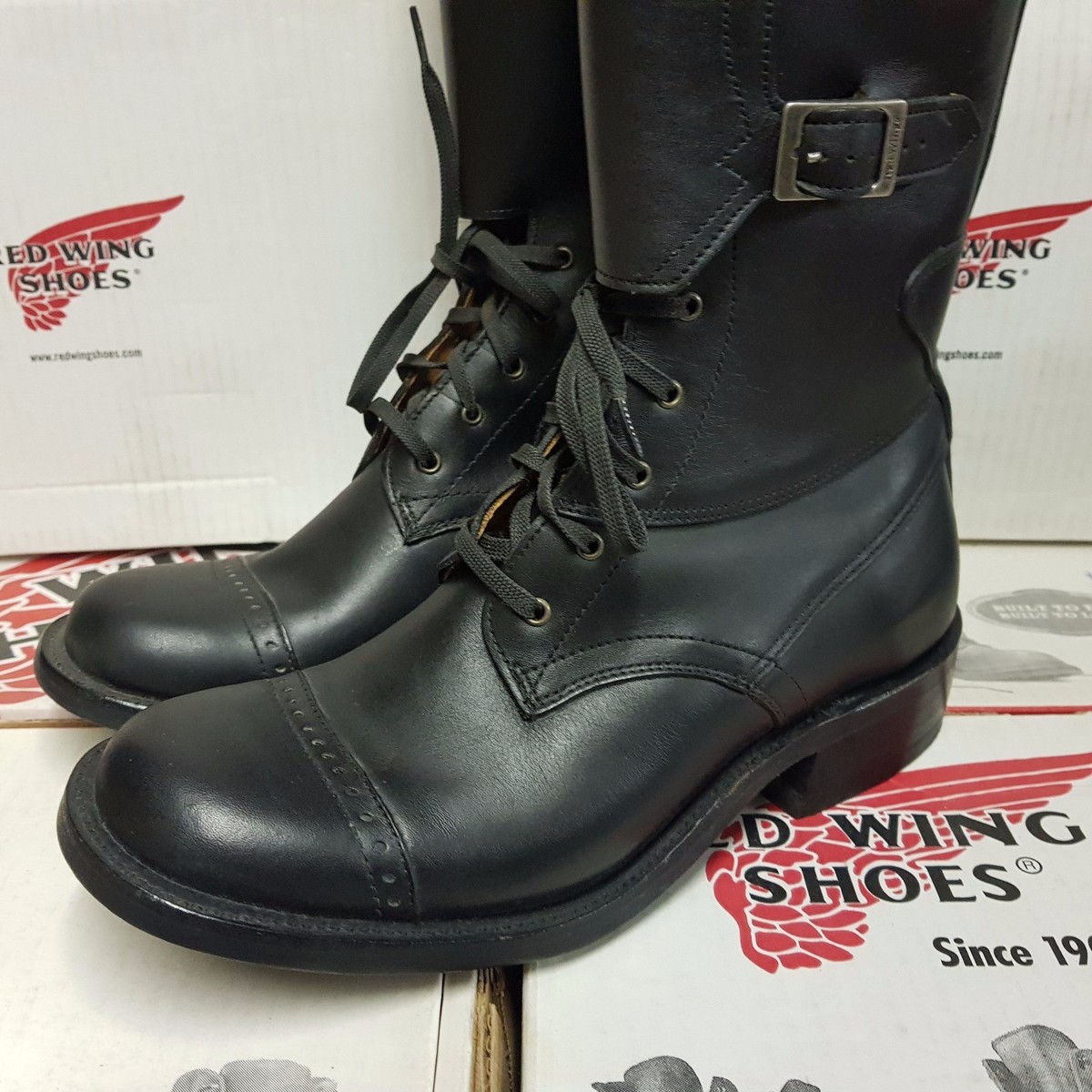 Bottes Red Wing Shoes 9064 Pour Femme En Cuir Noir - Taille US 8.5 / UK 5.5 / EUR 38.5, Neuves Avec Boîte