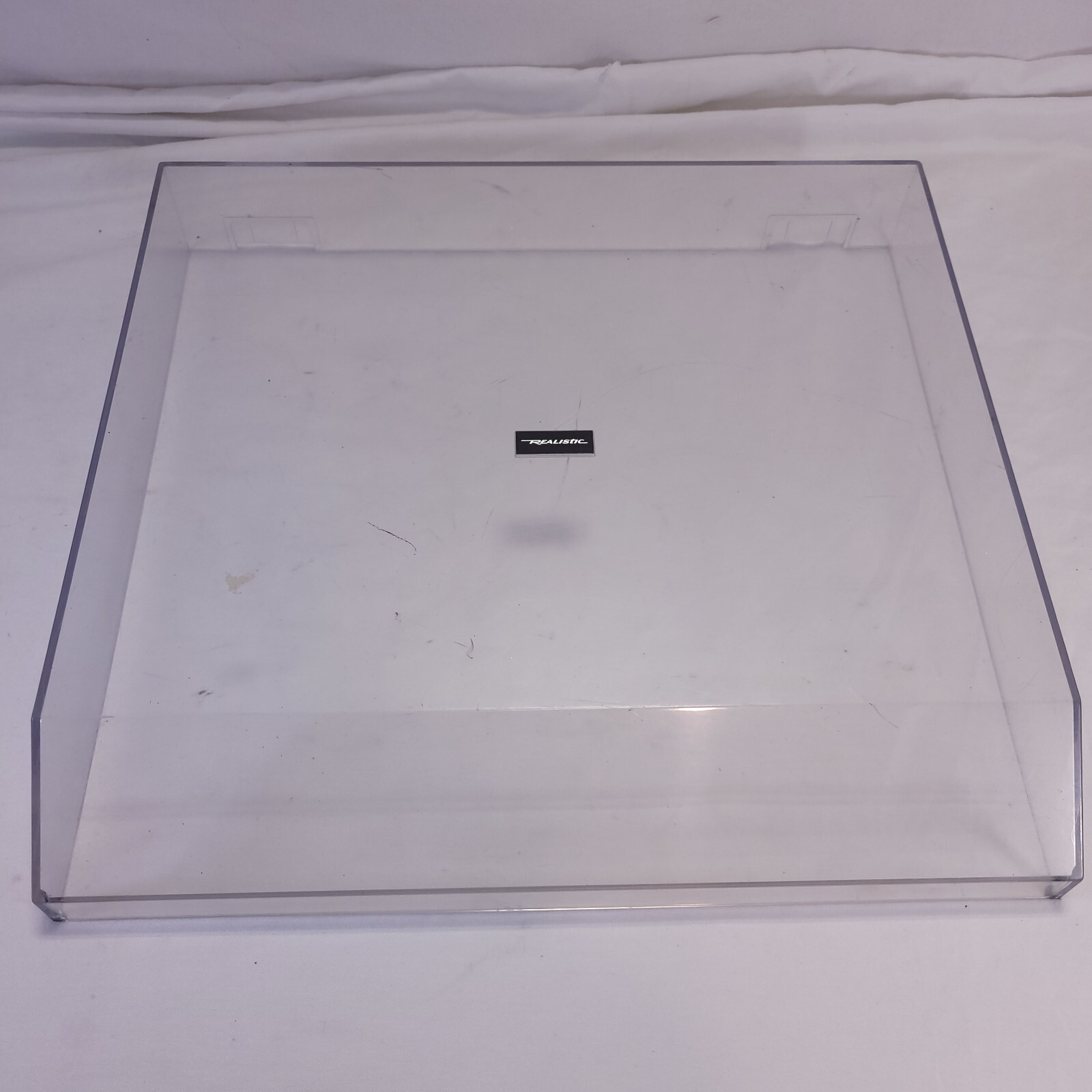 Realistic Turntable Parts Dust Cover 14 5/8" x 13 1/2" x 1 5/16" Free