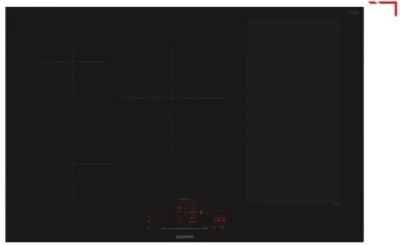 Siemens EX877HVC1E Induktionskochfeld 80 cm Schwarz autark  Lisenen-Design black - Bild 1 von 4