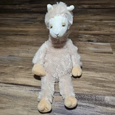Lulumaia Llama Heating Pad Stuffed Animal Beige 12" Tall Weighted Kids Plush Toy
