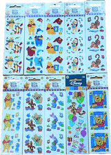 New Vintage Lot of 10 Packs Sandylion Disney Winnie The Pooh Tigger Stickers NIP