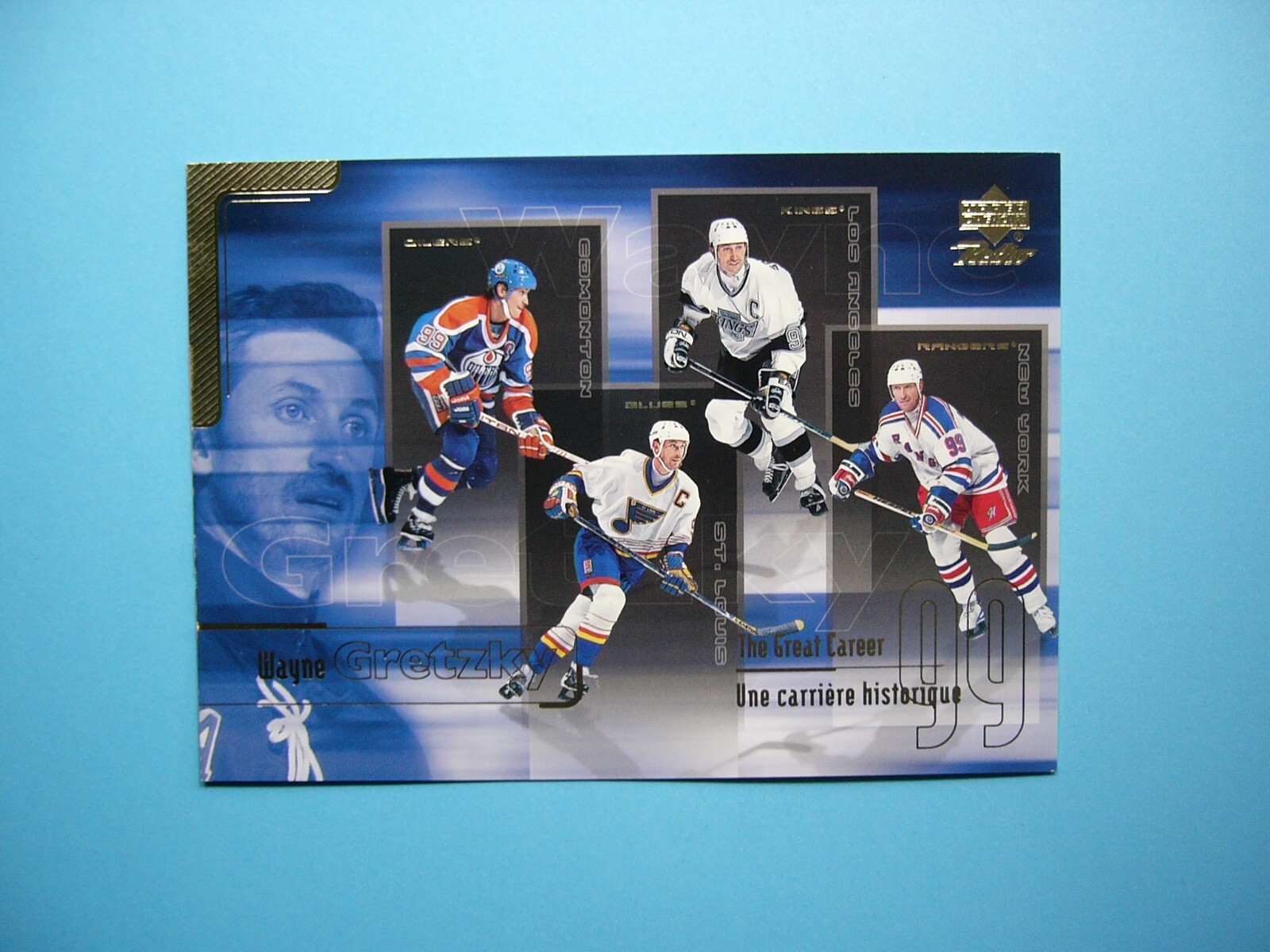 1999/00 UPPER DECK MCDONALD'S NHL CARD PHOTO WAYNE GRETZKY THE GREAT