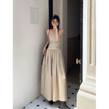 Summer Elegant Dress Women Sexy Party High waisted Dresses casual