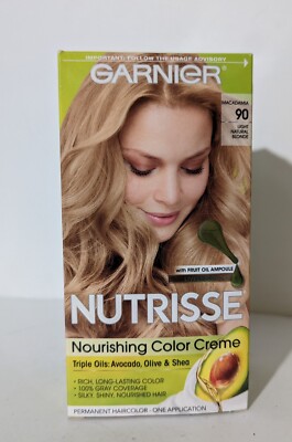 Garnier Nutrisse Nourishing 90 Light Natural Blonde Color Creme