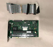 02H794 Dell QLogic Perc 3 SCSI Raid Controller PCI Card w/ cable