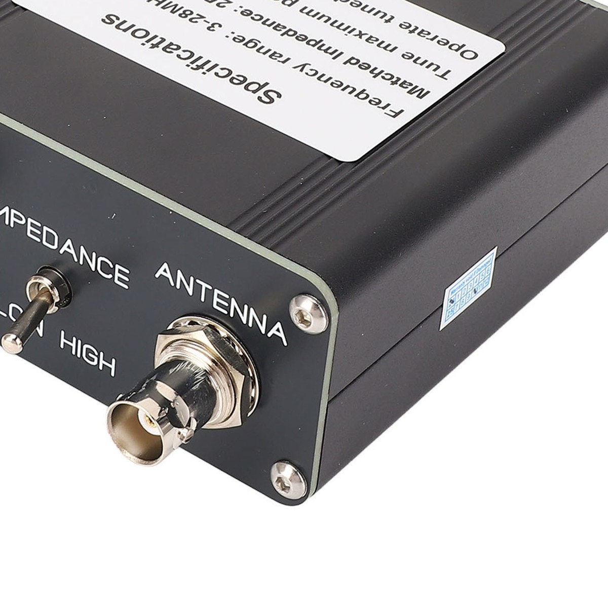 5W QRP Antenna Tuner For Ham Radio CW Operations - Portable Battery Mount