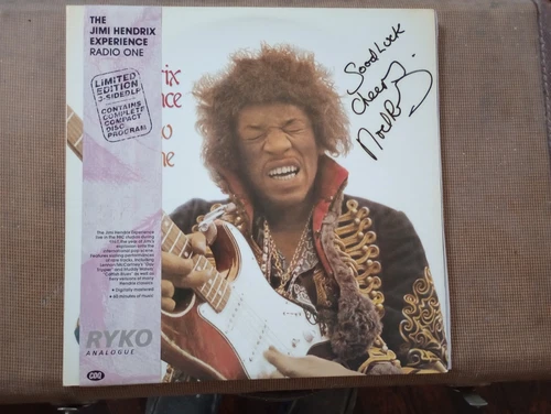Jimi Hendrix Radio One 2 Vinyl LP Set Autographed By Noel Redding