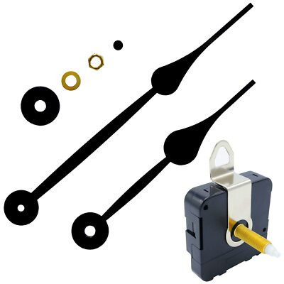 High Torque Long Shaft Quartz Clock Movement Mechanism Replacement Clock Kit ...