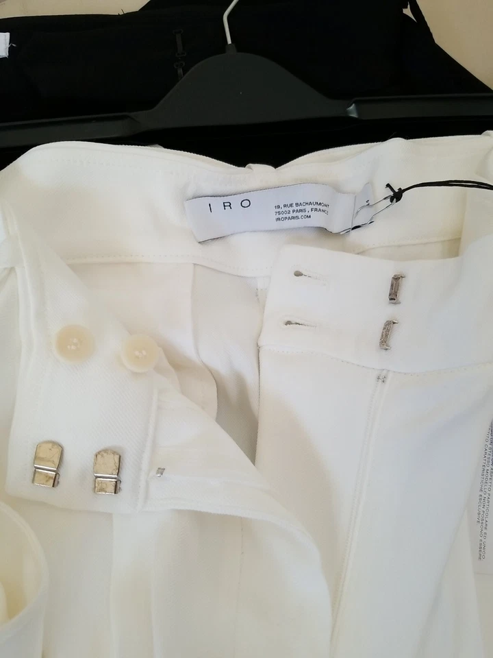 Pantalones para mujer IRO Hastro de pierna ancha con cinturón talla 44 EU (L - XL US) NUEVOS CON ETIQUETAS $385,00 Foto 4 de 4