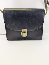 Mark & Graham Crossbody Royal Blue Leather Bag Purse
