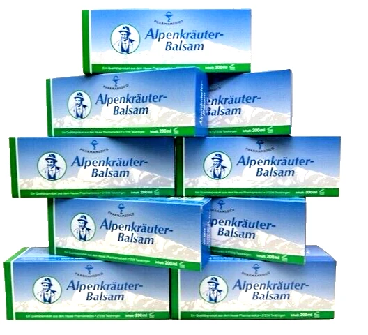 PHARMAMEDICO Alpenkräuter Massage Salbe Creme Balsam Riesentube 18x 200ml