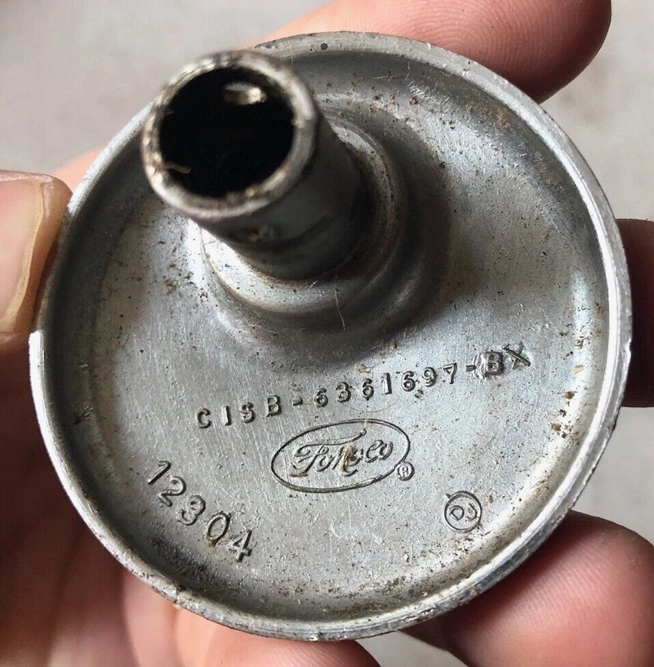 Cubierta de bisagra de asiento Ford Thunderbird 1961/62, C1SB-6361697, 12304, OEM Foto 3 de 3