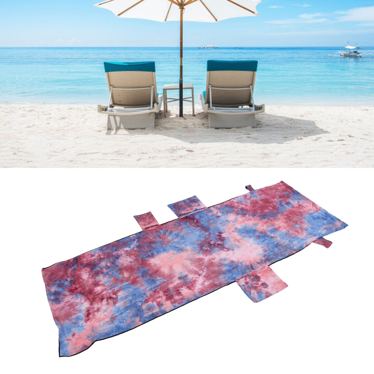 Blue) Sun Lounger Cover Microfiber Side Pocket. Comfortable And ZO | eBay Blue) Sun Lounger Cover Microfiber Side Pocket. Comfortable And ZO | eBay