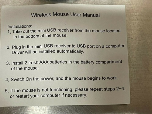 Premiertek Wireless USB Mouse WM-100 - Black - Picture 2 of 4