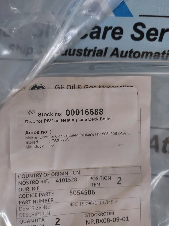 DRESSER CONSOLIDATED PVS ON HEATING LINE DECK BOILER - Image 3 of 4