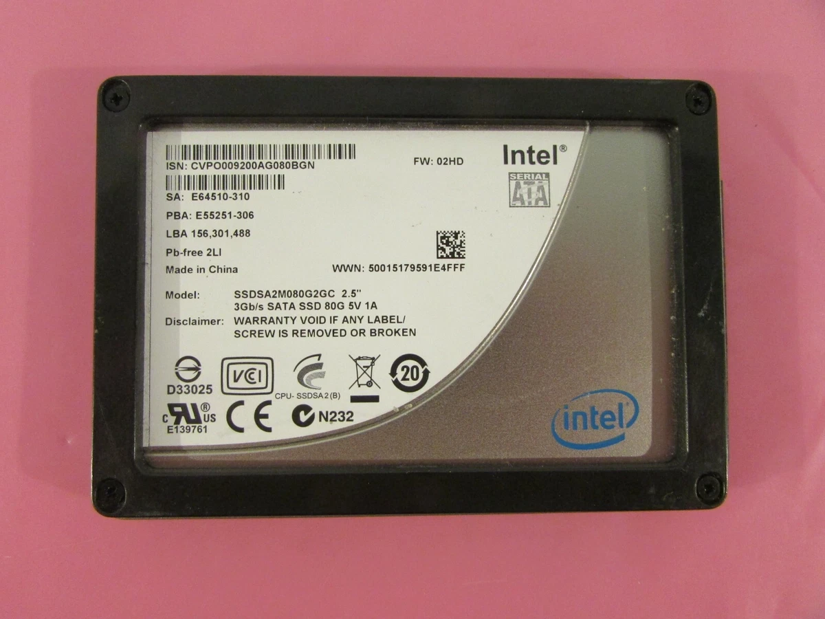 Intel ssdsa2m080g2gc best sale