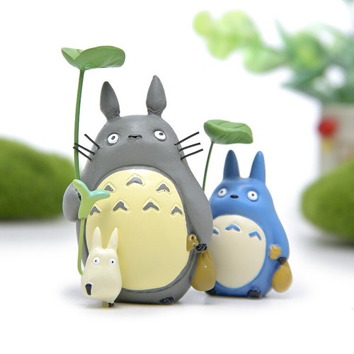 Figura 3 piezas Anime Studio Ghibli Mi vecino Totoro resina modelo - Imagen 5 de 12