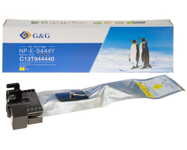 G&G Tintenpatrone Kompatibel Mit Epson T9444/ C13T944440 Gelb C13T944440 Pigment-image