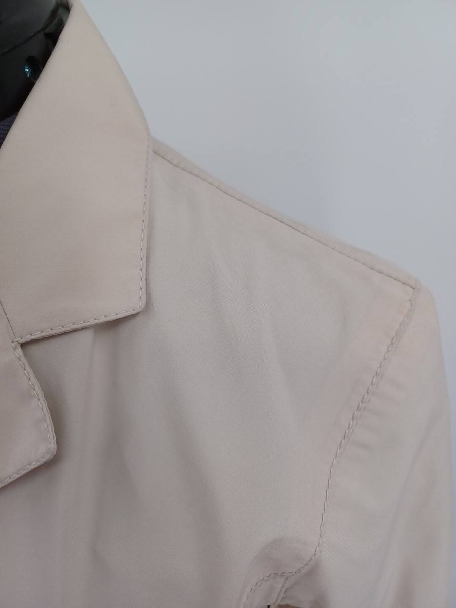 Prada Italy Beige Light Zip Front Jacket 280563 Size 40 | eBay Prada Italy Beige Light Zip Front Jacket 280563 Size 40 | eBay