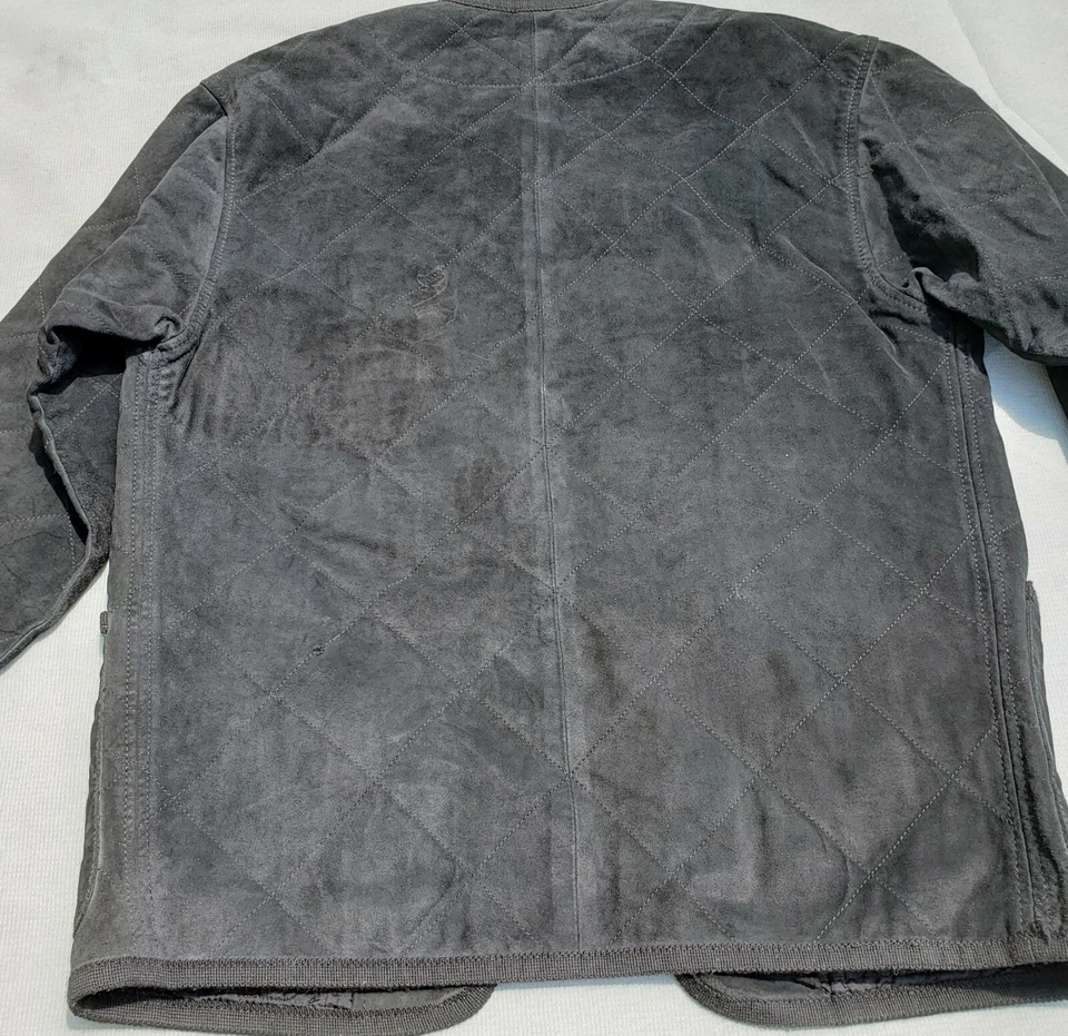 Chaqueta de gamuza acolchada negra Bottega Veneta Foto 4 de 4