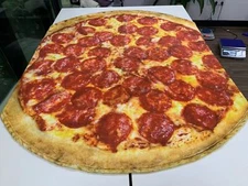 5ft Soft Pizza Blanket
