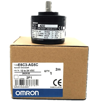 OMRON Rotary Encoder Absolute E6C3-AG5C E6C3AG5C 360P/R Original New in Box NIB