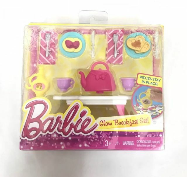 barbie breakfast set