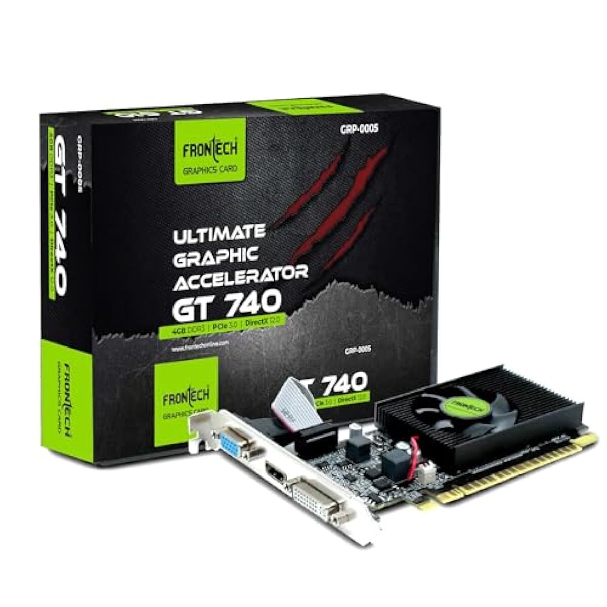 FRONTECH GT 740 Graphics Card with GB DDR3 128 Bits PCIe