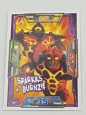 Nexo Knights Einzelkarten Sparkks + Burnzie NM